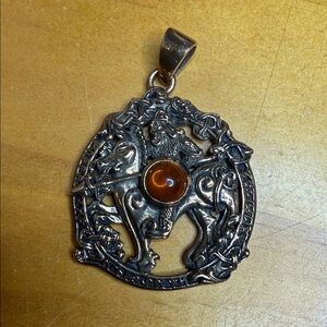 Bronze Odin Pendant (Only) by P. Borda 2004